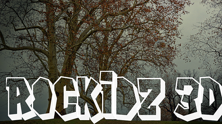 Rockidz 3D Font
