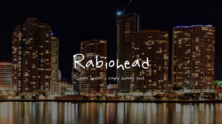 Rabiohead Font