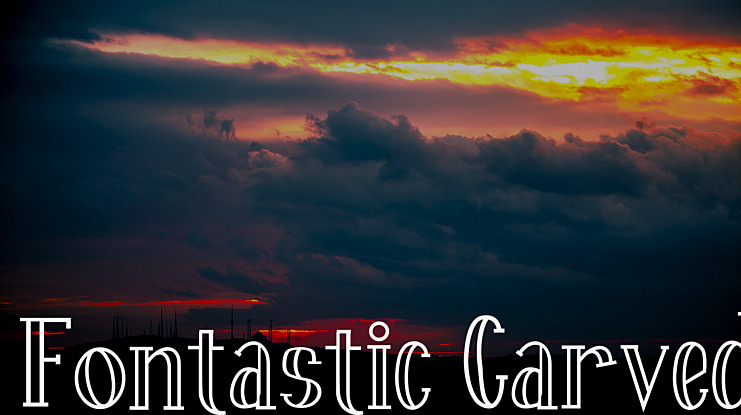 Fontastic Carved Font