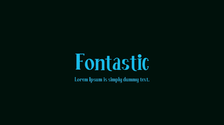 Fontastic Font