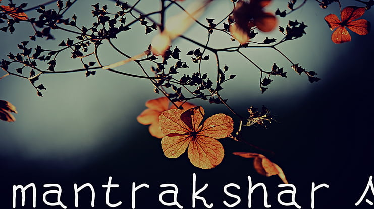 mantrakshar T Font