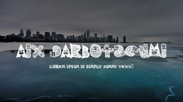AIx Darbotzcumi Font