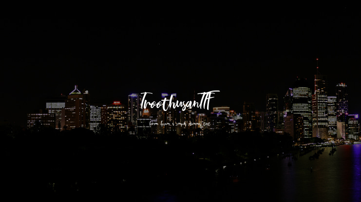 TroothusanTTF Font