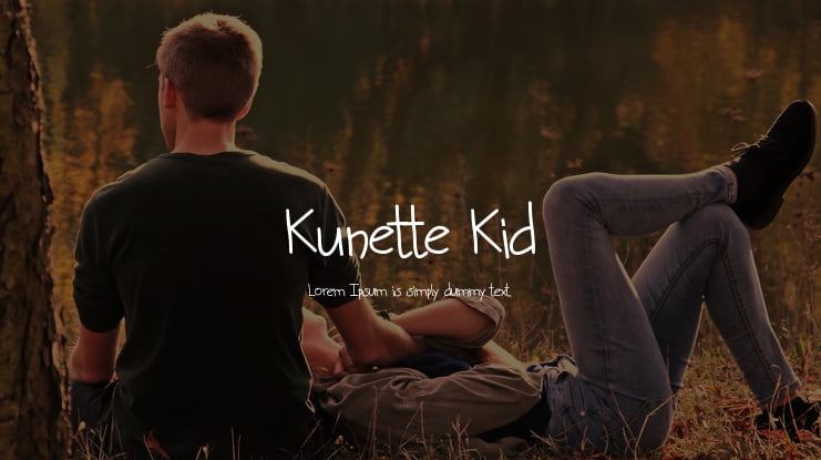 Kunette Kid Font Family