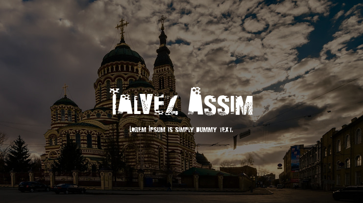 Talvez Assim Font