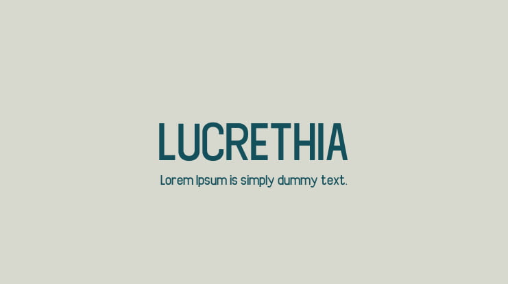 LUCRETHIA Font