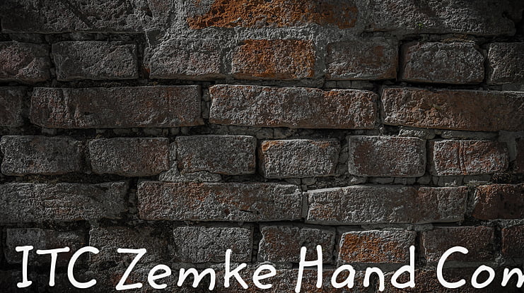 ITC Zemke Hand Com Font