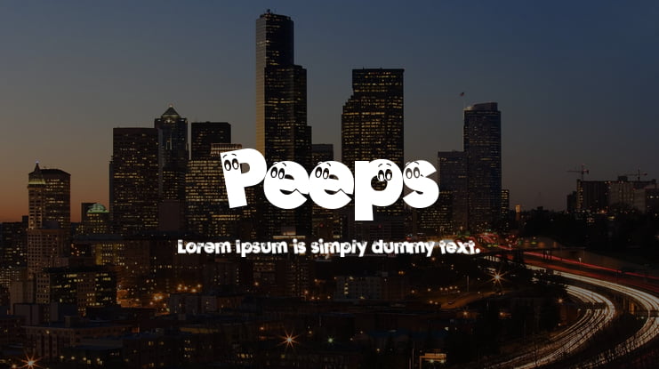 Peeps Font