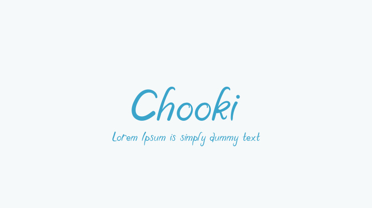 Chooki Font Family