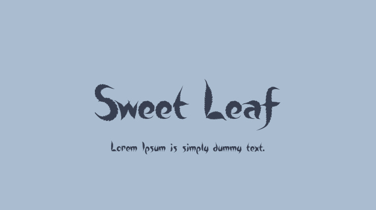 Sweet Leaf Font