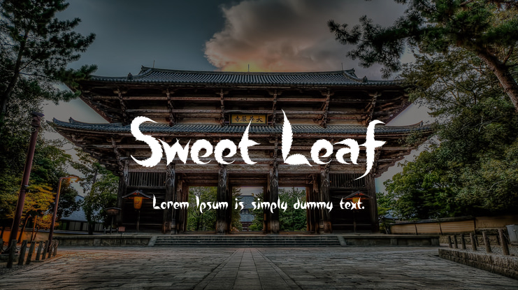 Sweet Leaf Font