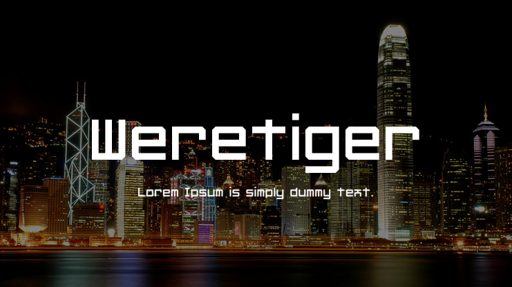Weretiger Font