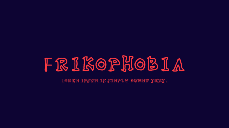 Frikophobia Font