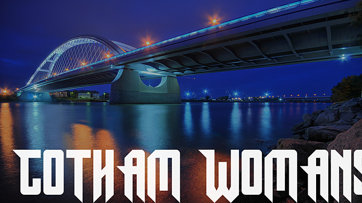 Gotham Womans Font