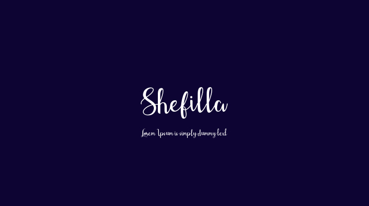 Shefilla Font