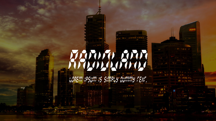 Radioland Font Family