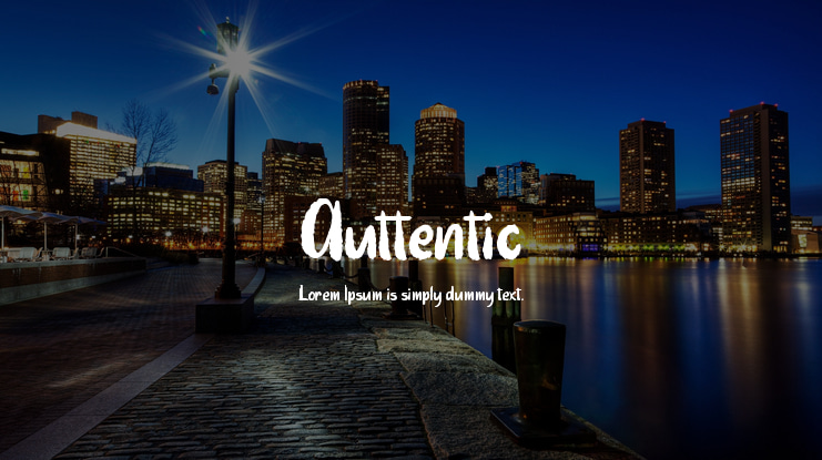 Auttentic Font