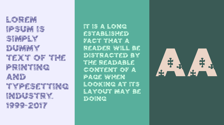 Jigsaw Trouserdrop Font