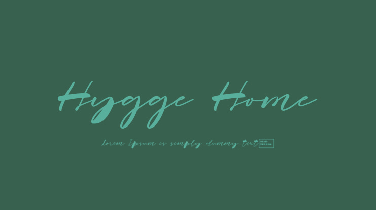 Hygge Home Font