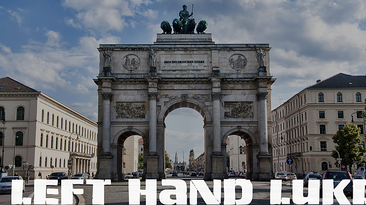 Left Hand Luke Font Family