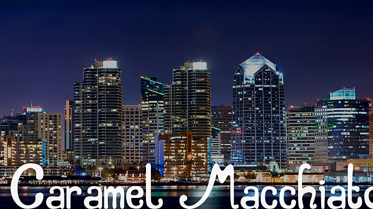 Caramel Macchiato Font Family