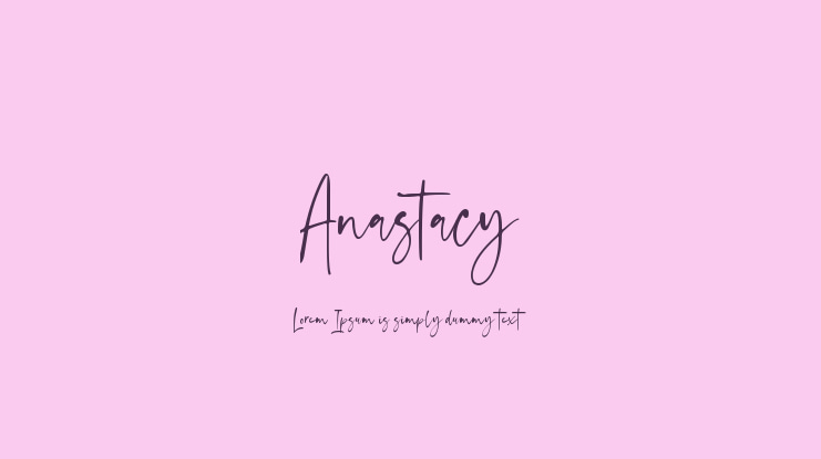 Anastacy Font