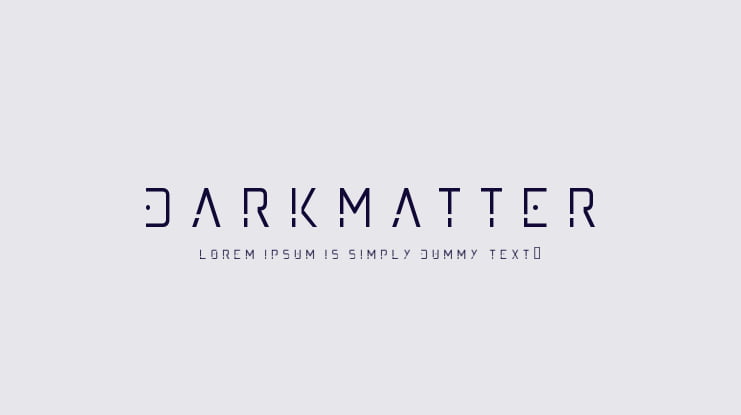 darkmatter Font