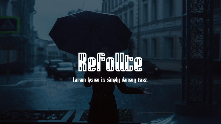 Refollte Font