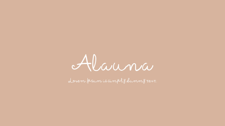 Alauna Font