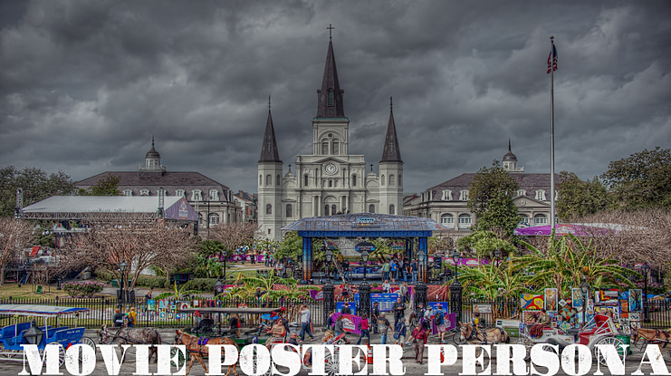 Movie Poster Personal Use Font