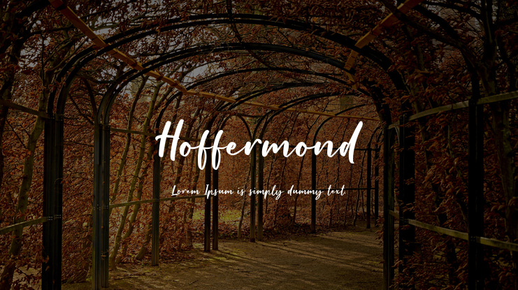 Hoffermond Font