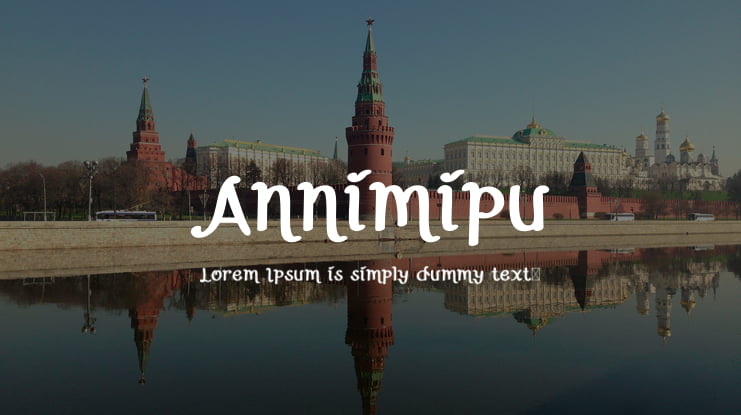 Annimipu Font