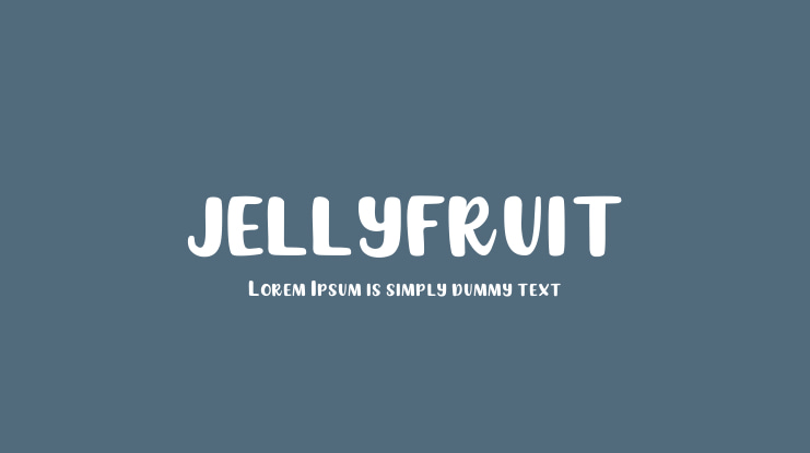 JELLYFRUIT Font