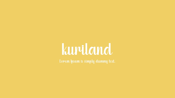 kuriland Font Family
