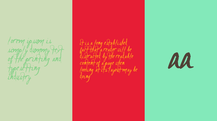 The Poet's Wife! Font