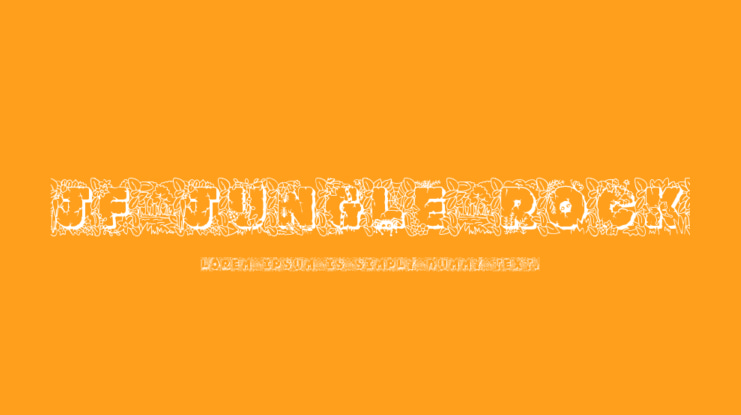 JF Jungle Rock Font