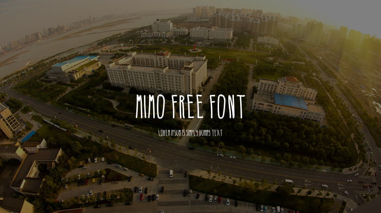 Mimo Free Font