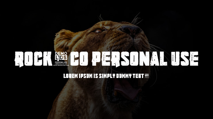 Rock.CO Personal use Font