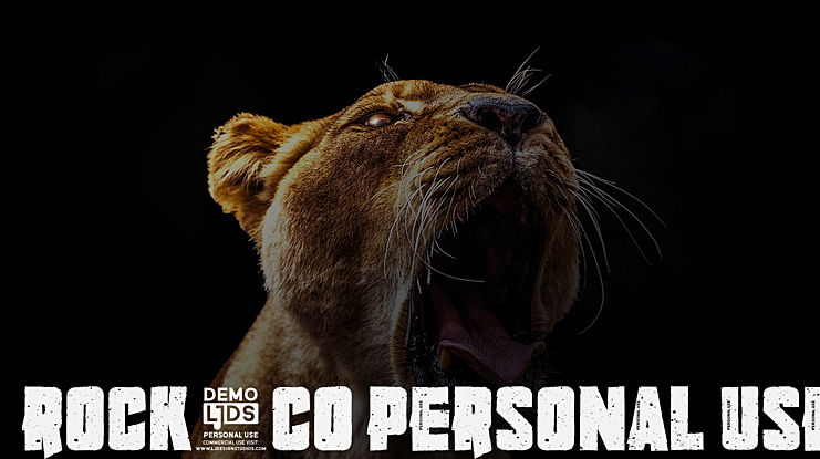 Rock.CO Personal use Font