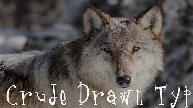 Crude Drawn Type Font