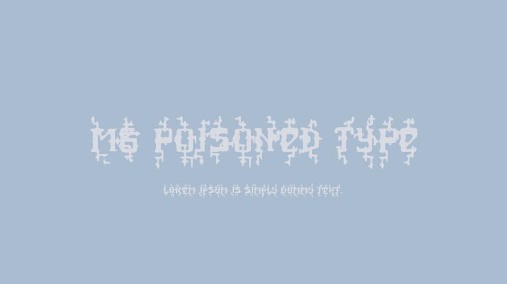 MB Poisoned Type Font