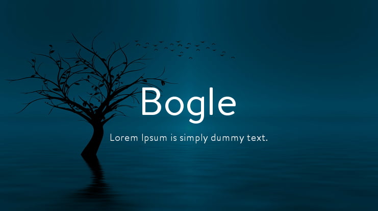 Bogle Font Family