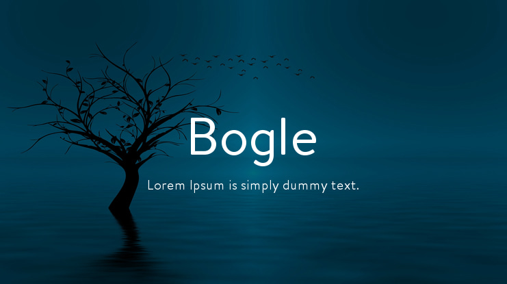 Bogle Font Family