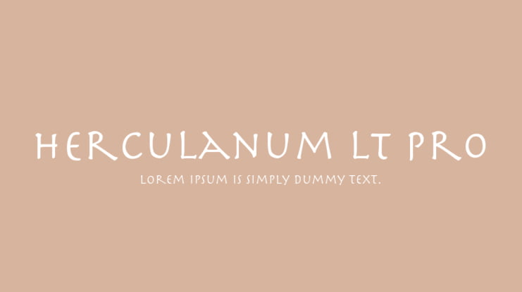 Herculanum LT Pro Font