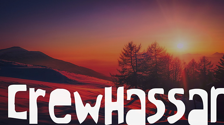 CrewHassan Font Family