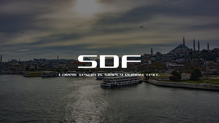 SDF Font Family
