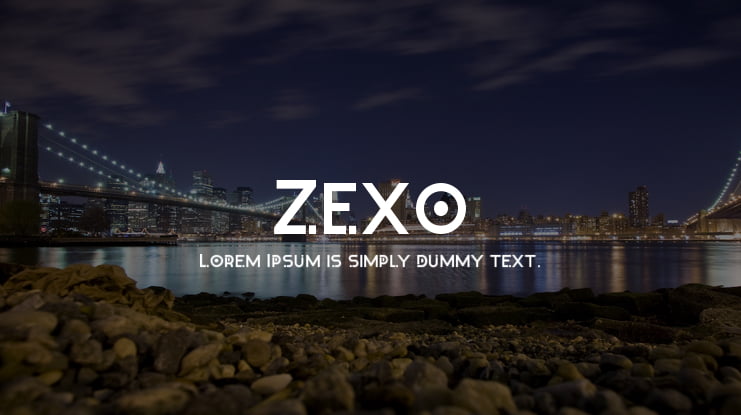Zexo Font