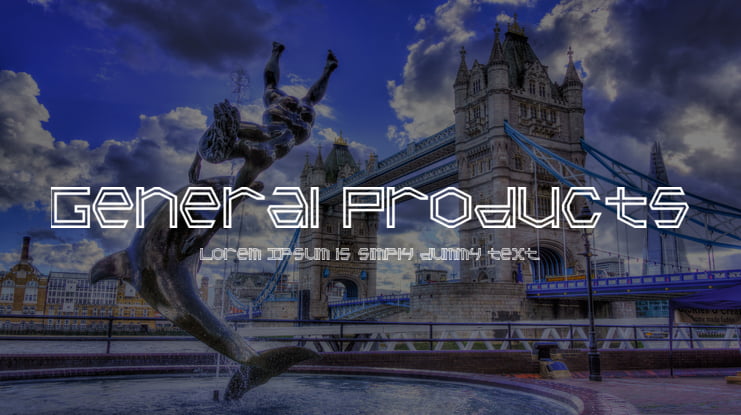 General Products Font