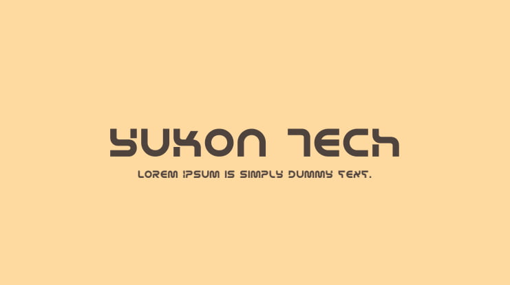 Yukon Tech Font Family