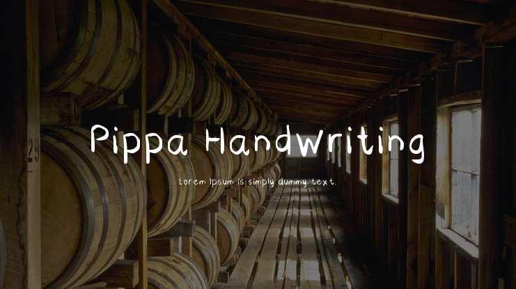 Pippa Handwriting Font